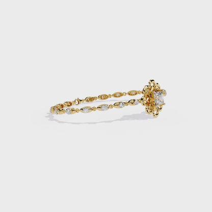 Graceful Spark Diamond Bracelet