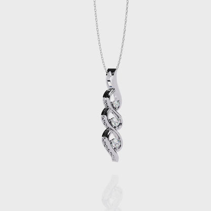 Aurora Sottile Diamond Pendant