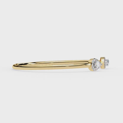 Amora Glow Diamond Bangle