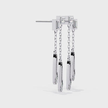 Stellar Dew Diamond Earrings