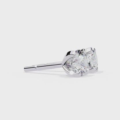 Devotelle Solitaire Diamond Earrings
