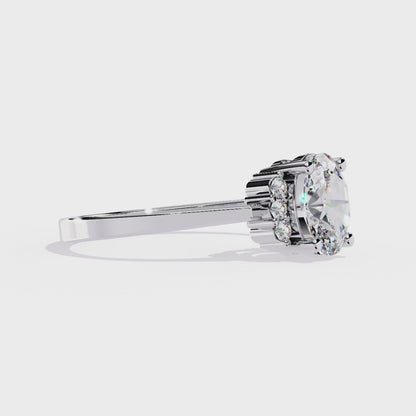 Dolce Luce Solitaire Diamond Ring