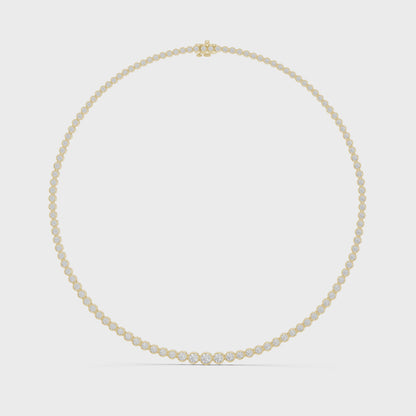 Queen’s Flame Diamond Necklace