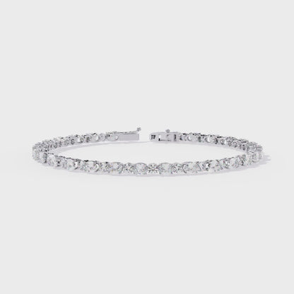 Petal Glow Diamond Bracelet