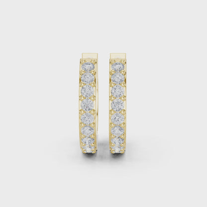 Ivory Glow Diamond Earrings