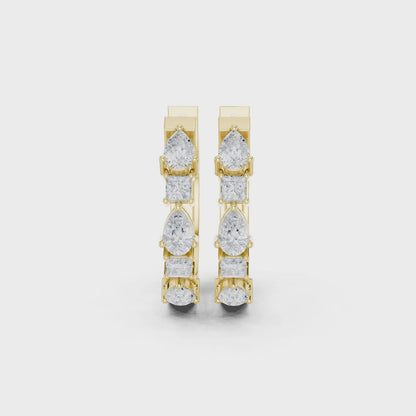 Shining Stella Diamond Earrings