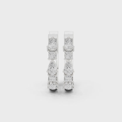 Shining Stella Diamond Earrings