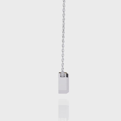 Lunaria Aristelle Emerald Solitaire Pendant