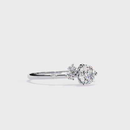 Vespera Glint Solitaire ring